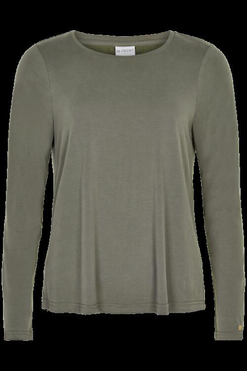 IN FRONT NINA T-SHIRT 14556 680 (Olive, XL)