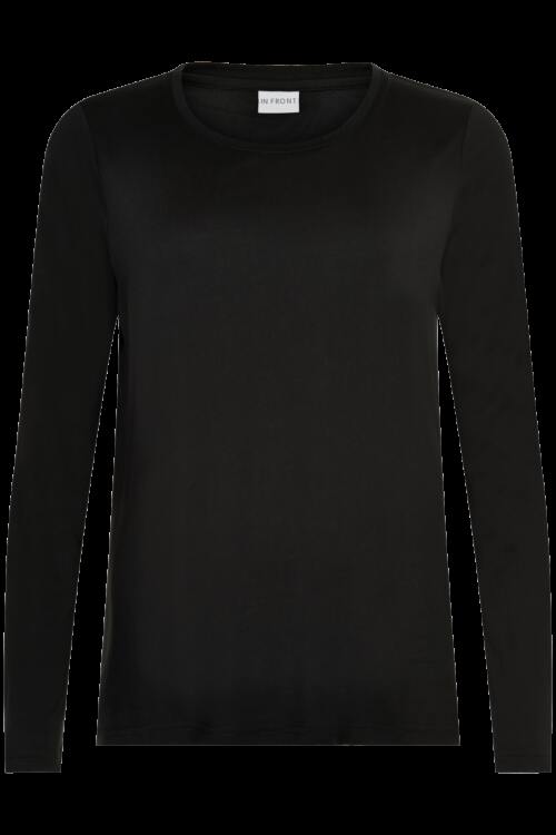 IN FRONT NINA T-SHIRT 14556 999 (Black 999, S)