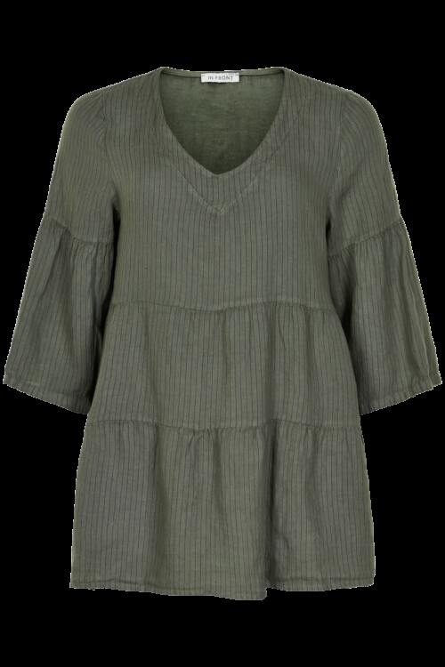 IN FRONT LINO BLUSE 14570 681 (Army 681, M)