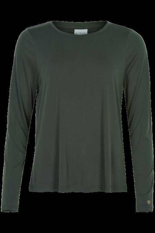 IN FRONT NINA T-SHIRT 14556 691 (Dark Green, XL)
