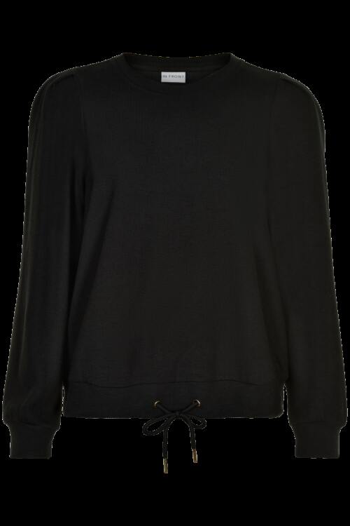 IN FRONT MUDY BLUSE 14592 999 (Black, S)