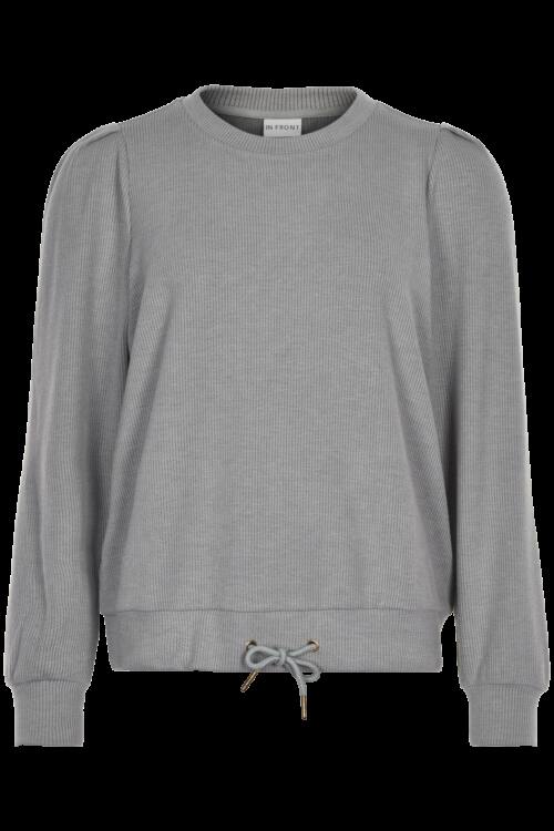 IN FRONT MUDY BLUSE 14592 921 (Grey, XXL)