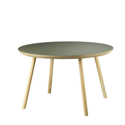FDB Møbler D105 Gesja Sofabord Eg Linoleum Olive