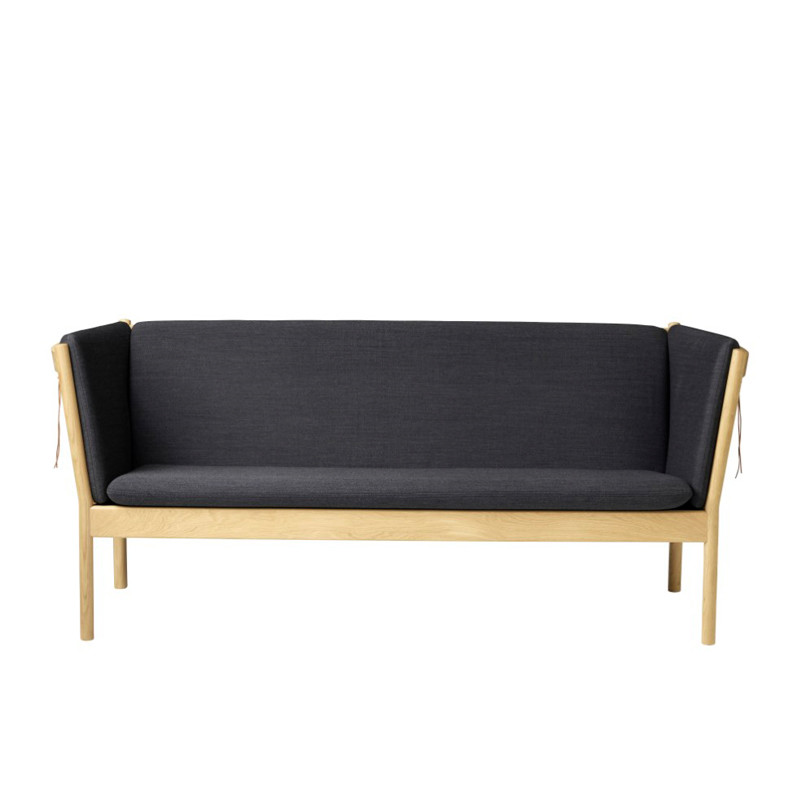 FDB Møbler J149 3 pers. sofa, Eg Uld Mørkegrå
