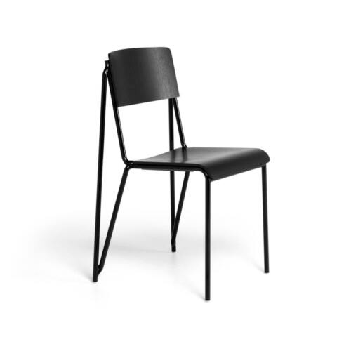 HAY Petit Standard Spisebordsstol Sort Sortlakeret Eg