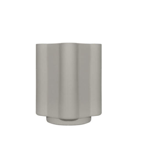 Louise Roe Funki Planter Pot Rounded Sanded Grey