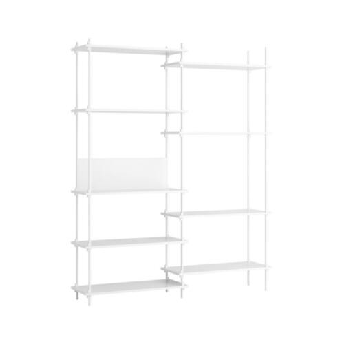 Moebe Reolsystem 07 Tall Double (Hvid)