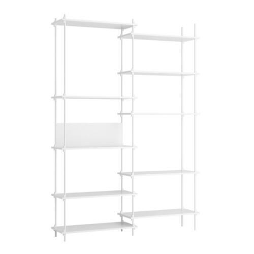 Moebe Reolsystem 08 Extra Tall Double (Hvid)