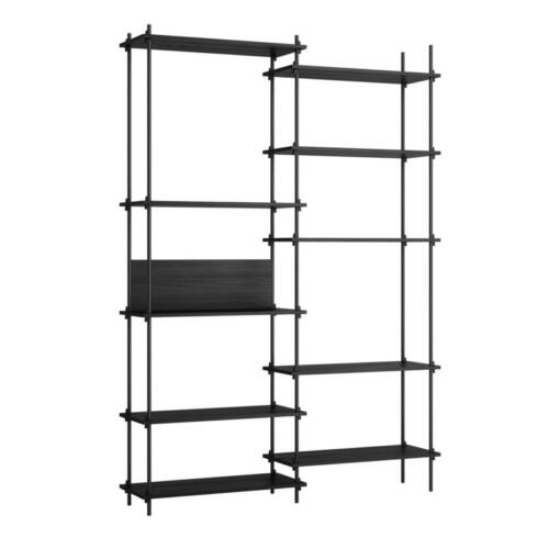 Moebe Reolsystem 08 Extra Tall Double (Sort)