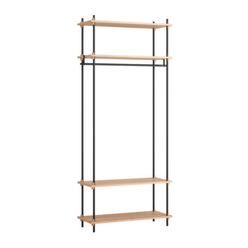 Moebe Reolsystem Sæt 12 Open Wardrobe (Sort/eg)