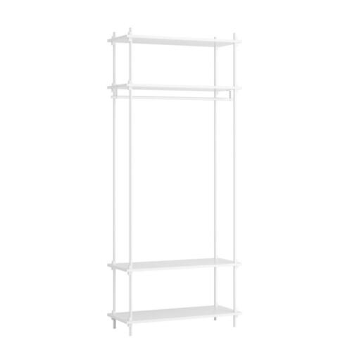 Moebe Reolsystem Sæt 12 Open Wardrobe (Hvid)