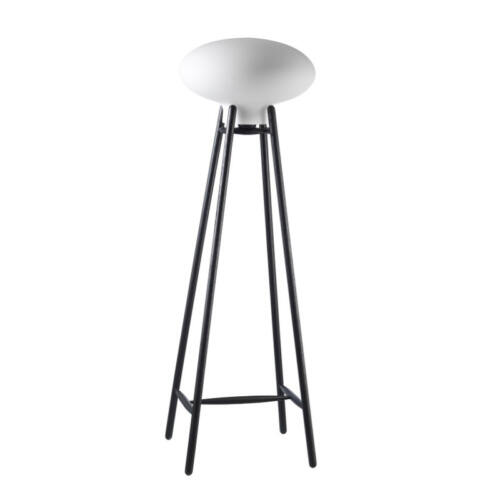 FDB Møbler U5 Hiti Gulvlampe Sort, Opalt glas