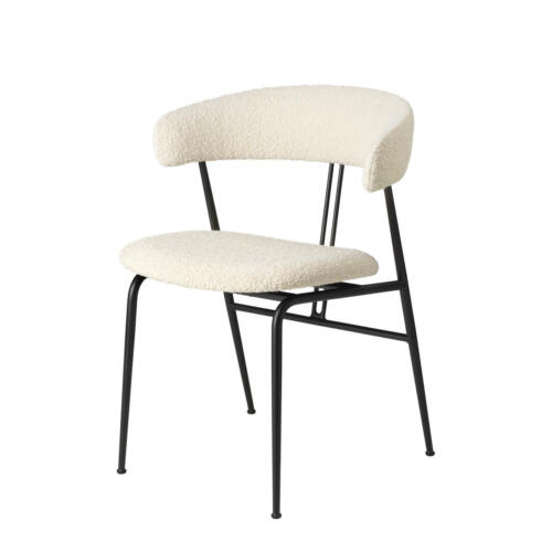 Gubi Violin Dining Chair Fully Upholstered DEDAR Karakorum 001