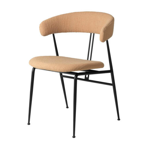 Gubi Violin Dining Chair Fully Upholstered Backhausen Aurin