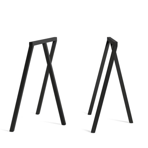 HAY Loop Stand Frame Bordbukke 2 stk. Sort