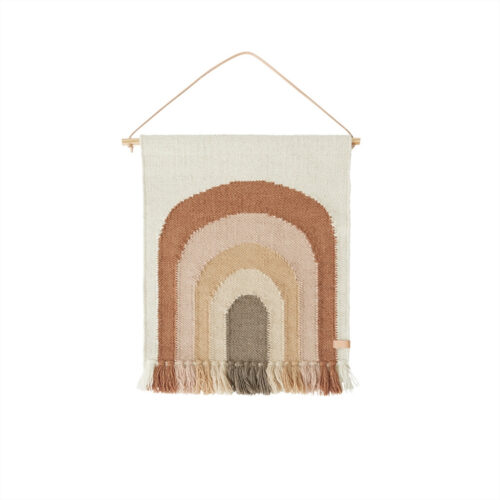 Oyoy Follow The Rainbow Mini Wall Rug Choko