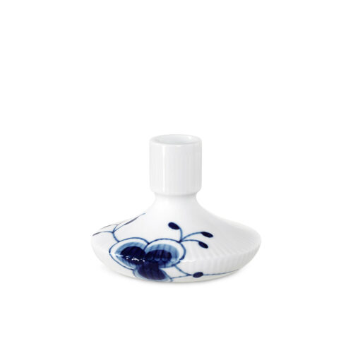 Royal Copenhagen Blå mega Riflet Lysestage 8 cm