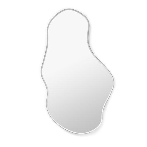 Ferm Living Pond Mirror - Large Dark Chrome