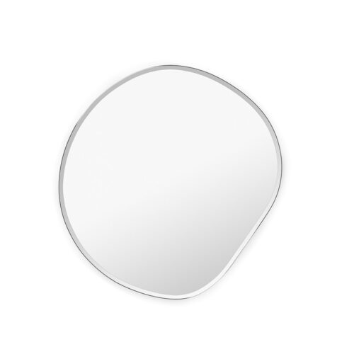 Ferm Living Pond Mirror Small Dark Chrome