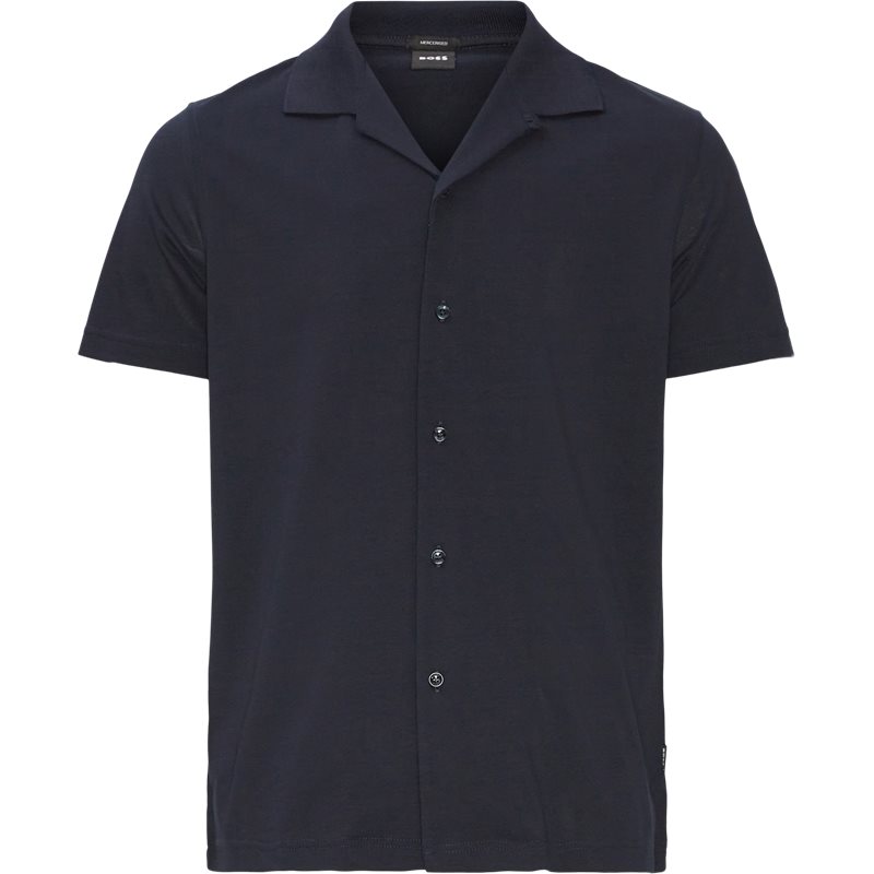 Hugo Boss - Powell09 Pique Kortærmet Skjorte
