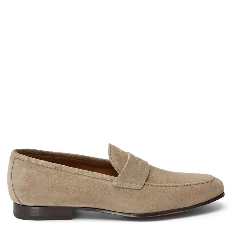 Sand - F359 Suede Loafers