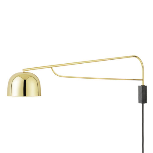 Normann Copenhagen Grant Væglampe 111 cm. Messing