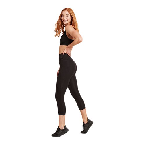 3/4 High-Waist Tights sort str. XL Motivate Motivate