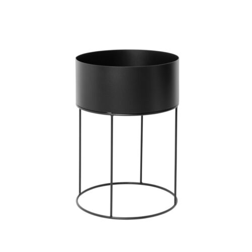 Ferm Living Plantekasse Rund Sort