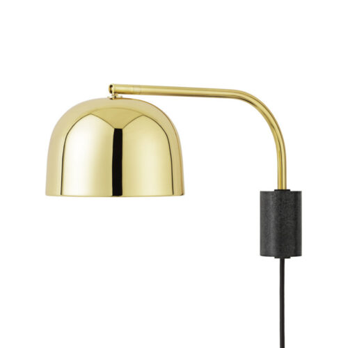 Normann Copenhagen Grant Væglampe 43 cm. Messing