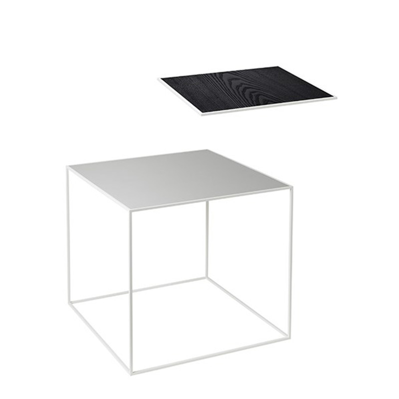 By Lassen Twin 35 - hvid base, sort/cool grey