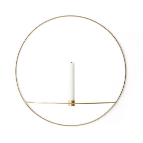Menu POV Circle Candleholder Large, Messing
