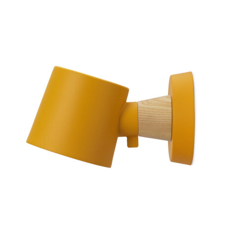 Normann Copenhagen Rise væglampe hardwired Gul