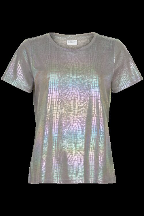 IN FRONT LUCIE T-SHIRT 14150 011 (Silver 011, L)