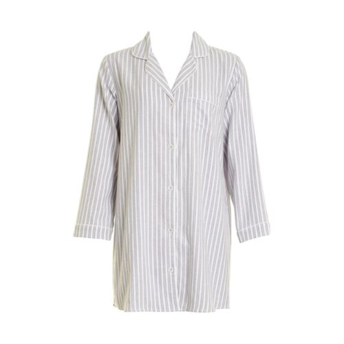 MISSYA PARKER NIGHT SHIRT 13070 GREY IVORY (Grey Ivory, S)