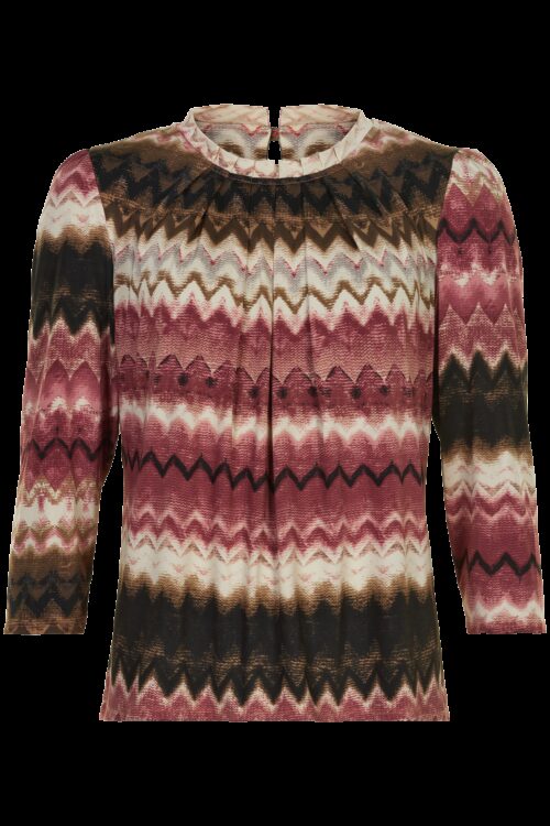 IN FRONT GRAZIA BLUSE 14707 212 (Rose Wood 212, XL)