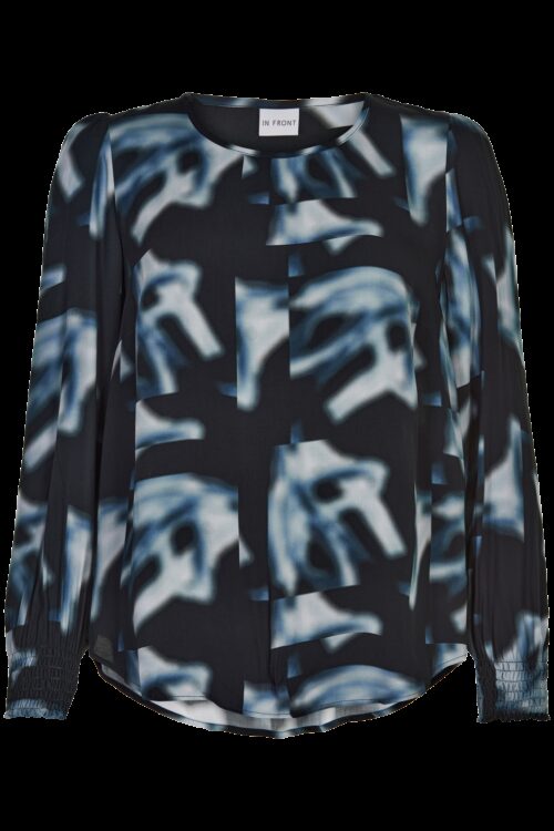 IN FRONT CARMA BLUSE 14674 999 (Black 999, M)
