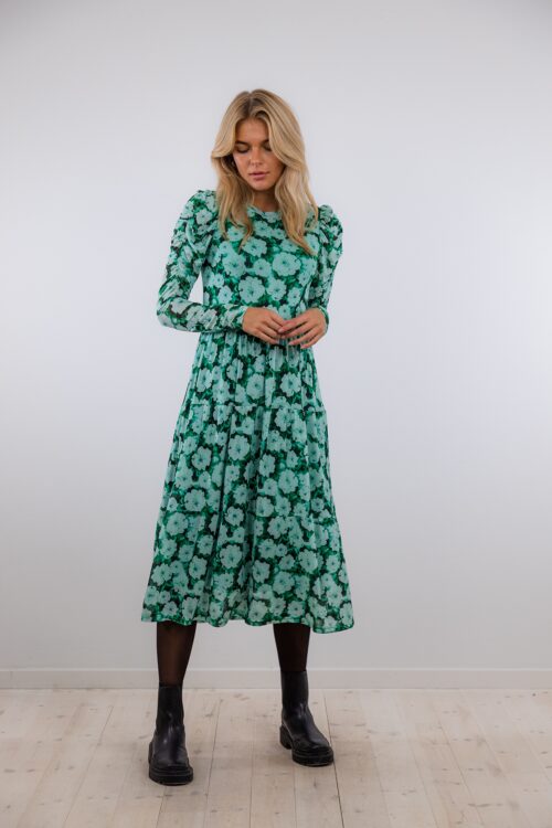 NEO NOIR MARIE ANNEMONE MESH KJOLE 157582 150 (Green, 34)