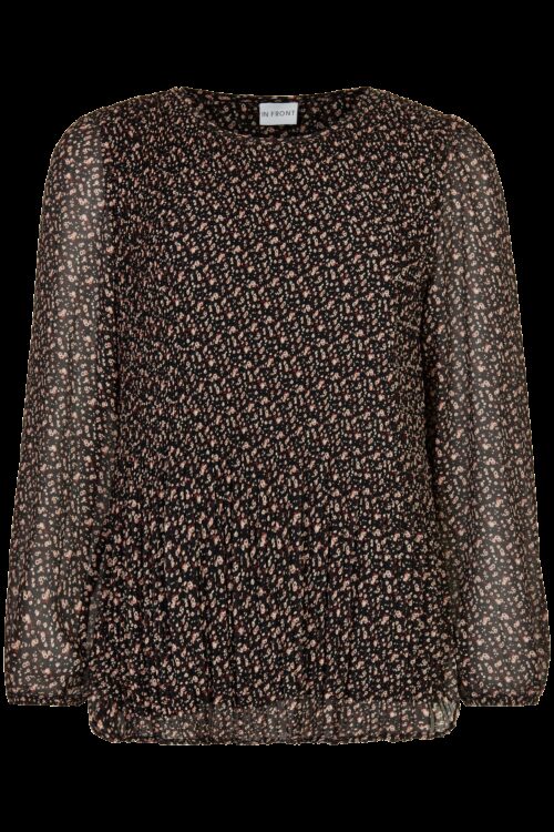 IN FRONT AVRIL BLUSE 14724 999 (Black 999, S)