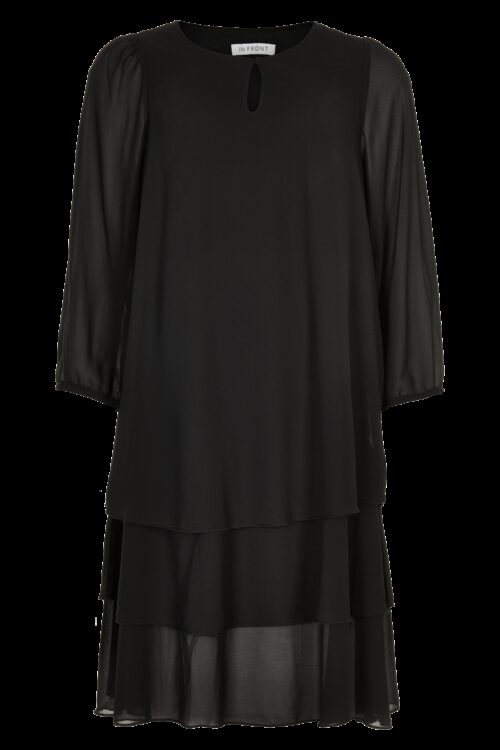 IN FRONT CATARINA LAYER KJOLE 14695 999 (Black 999, S)