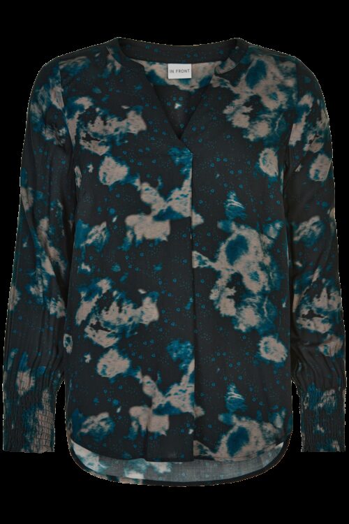 IN FRONT NICOLA BLUSE 14758 999 (Black 999, XXL)