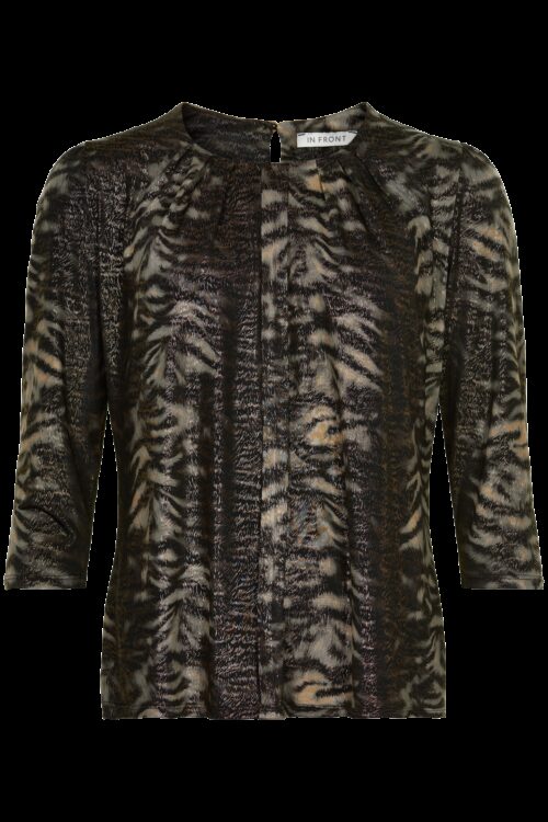 IN FRONT MARCIA BLUSE 14761 999 (Black 999, M)