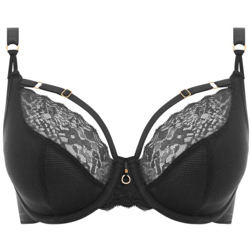 FREYA TEMPTRESS UW PLUNGE BH AA400102 BLK (Black, 80H)
