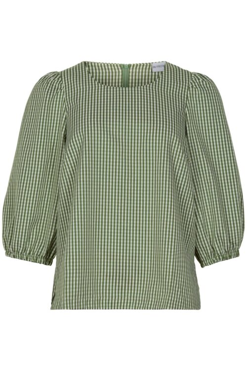 IN FRONT SELMA BLUSE 14802 615 (Green 615, M)