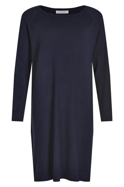 IN FRONT CAMILLE STRIK KJOLE 14815 591 (Navy 591, L)