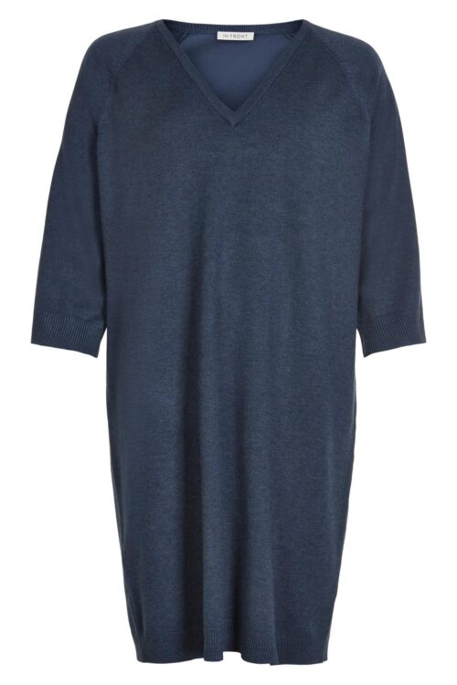 IN FRONT CAMILLE STRIK KJOLE 14816 501 (Blue 501, M)