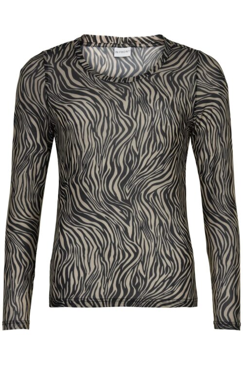 IN FRONT MESH T-SHIRT 14836 999 (Black 999, XL)