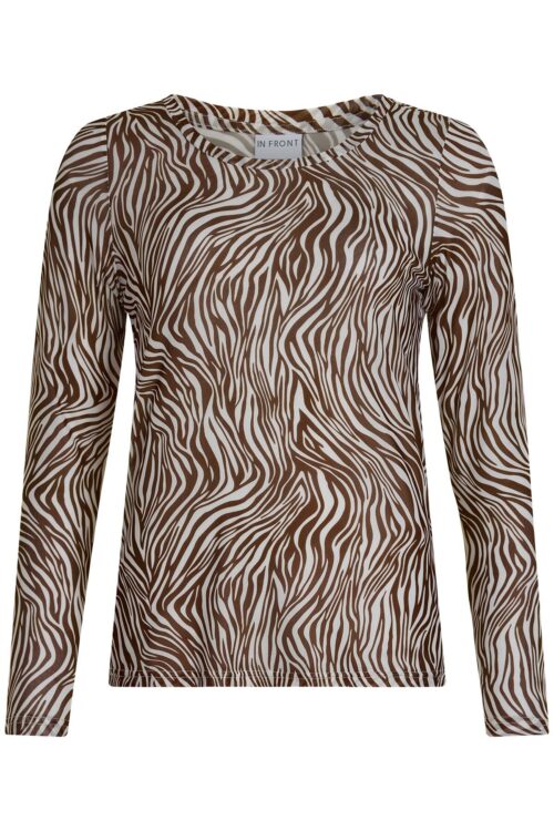 IN FRONT MESH T-SHIRT 14836 801 (Brown 801, XL)