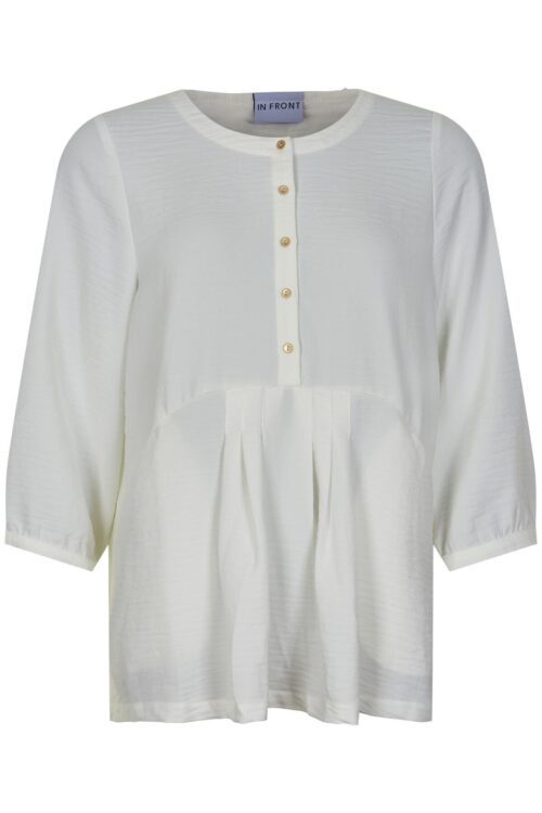IN FRONT MELODY BLUSE 14827 020 (Off White 020, XXL)