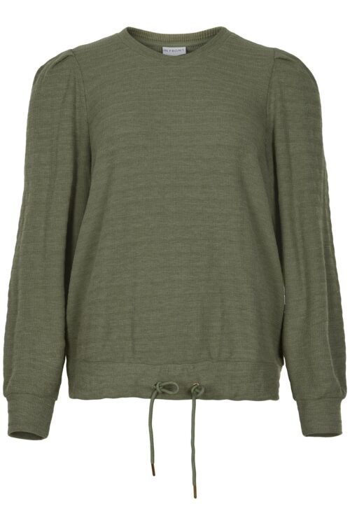 IN FRONT COSY BLUSE 14842 615 (Green 615, S)