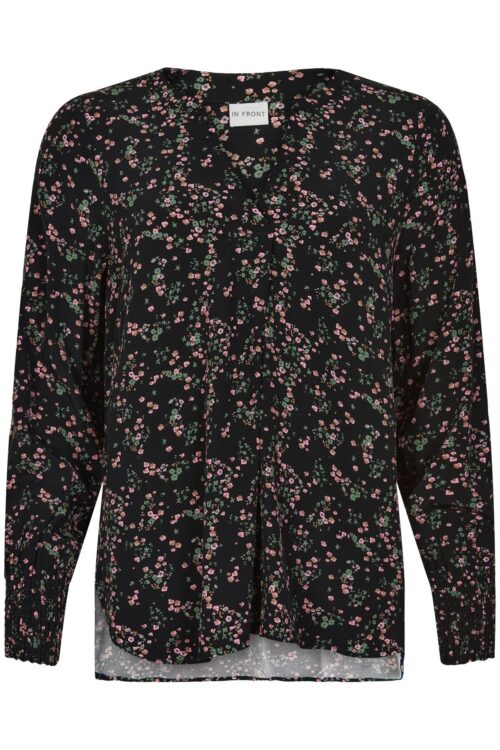 IN FRONT LENNOX BLUSE 14898 999 (Black 999, L)